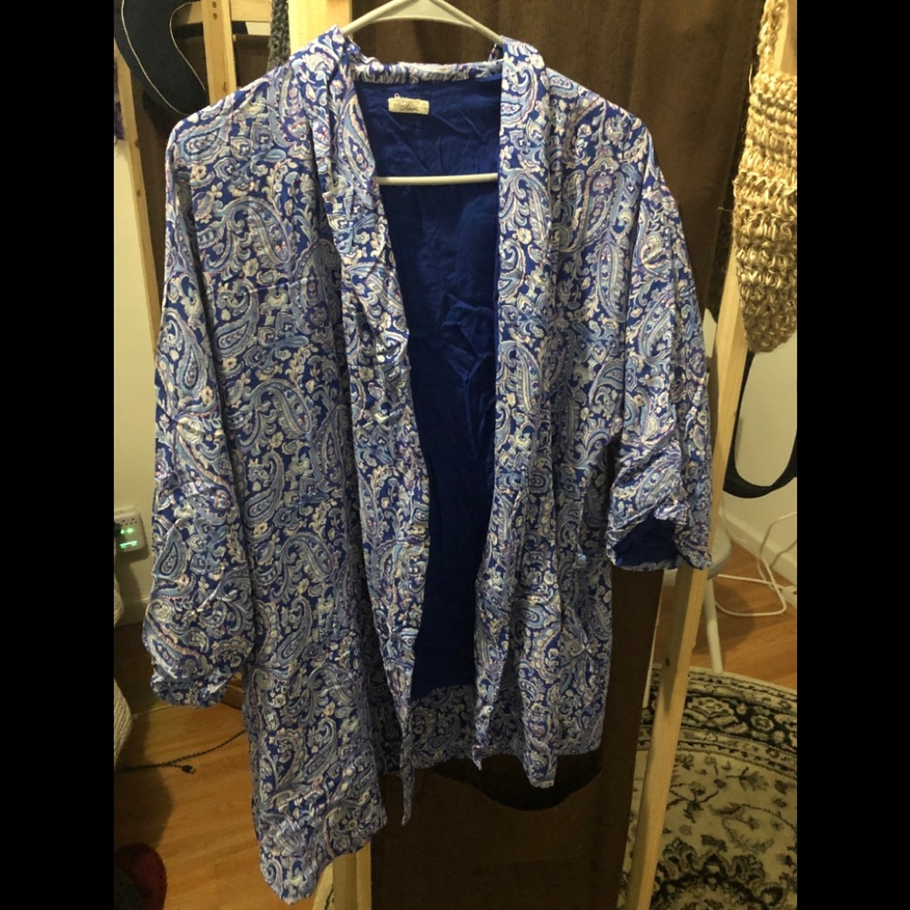 Paisley print cover up